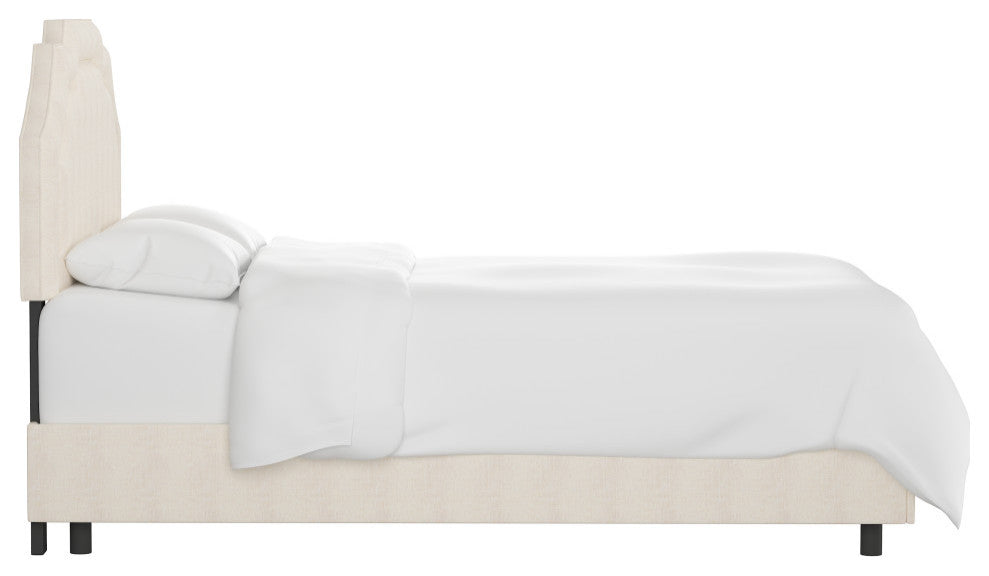 Queen Bed, Zuma White