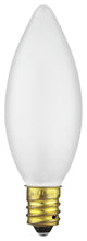 Sunlite 15 Watt Petite Chandelier, Candelabra Base, Frost