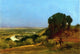George Inness Near Perugia Premium Canvas Print