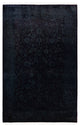 Overdyed One-of-a-Kind Hand-Knotted Area Rug Black, 4' 1" x 6' 5"