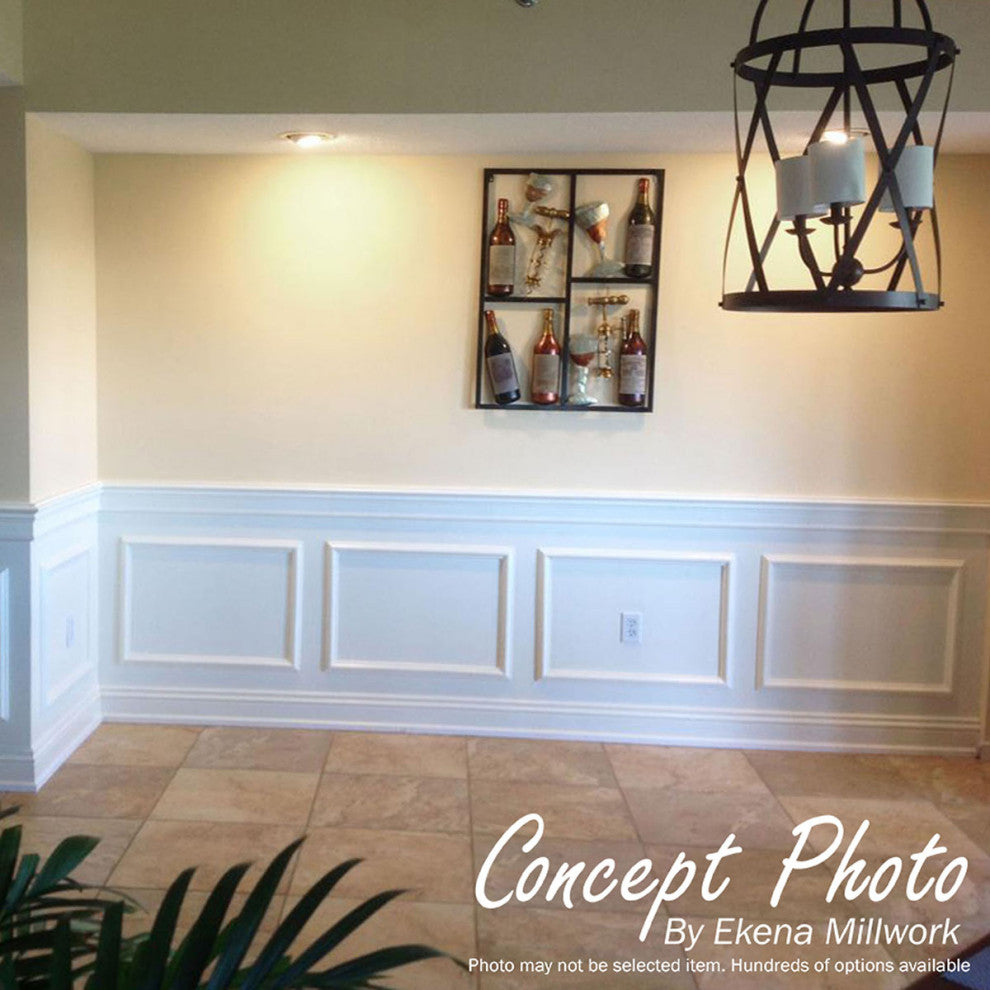 4 3/4"H x 1/2"P x 94 1/2"L Barcelona Baseboard Moulding