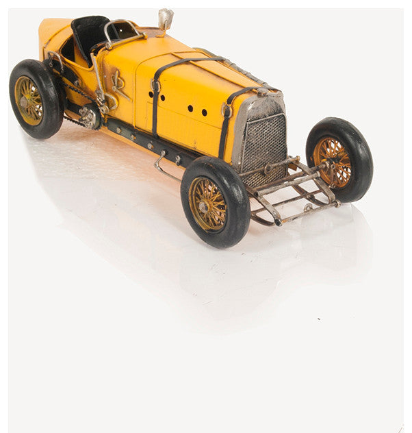 Alfa Romeo P2 Classic Racing Car Model, Collectible Metal Scale Model Car