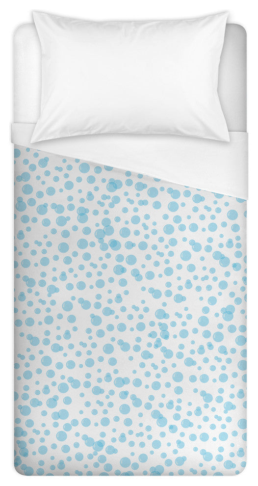 Bubbles Twin Brushed Poly Duvet Cover