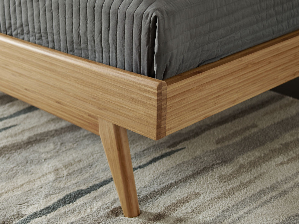 Azara Platform Bed, Caramelized, California King