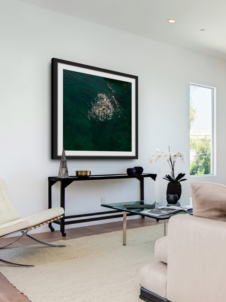 "Breaststroke" Framed Print by Karolis Janulis