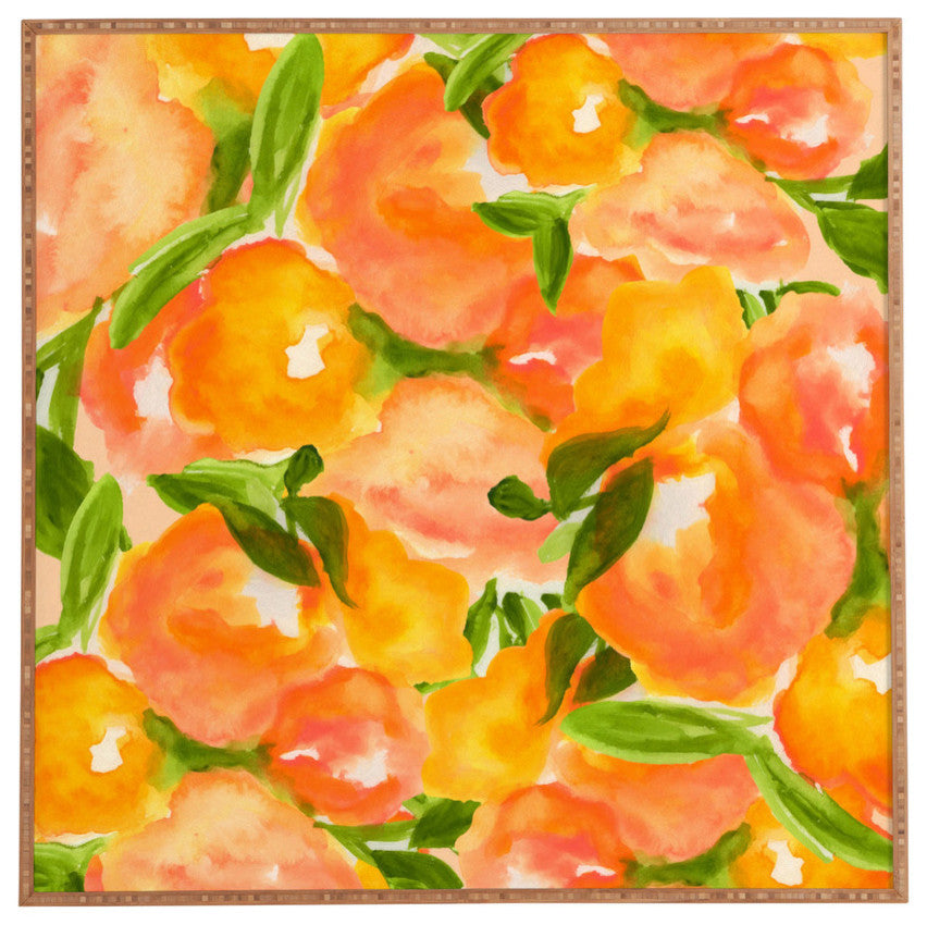 Deny Designs Rebecca Allen Our Summer Garden Framed Wall Art