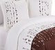 Ellis Embroidered 100% Microfiber 3-Piece Duvet Cover Set, King/Cal King