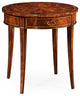 Round Mahogany Side Table Fine Stringing