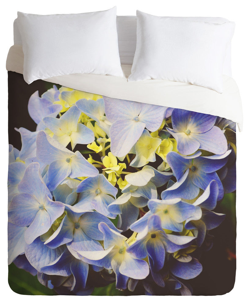 Deny Designs Allyson Johnson Hydrangea Flower Duvet Cover - Lightweight