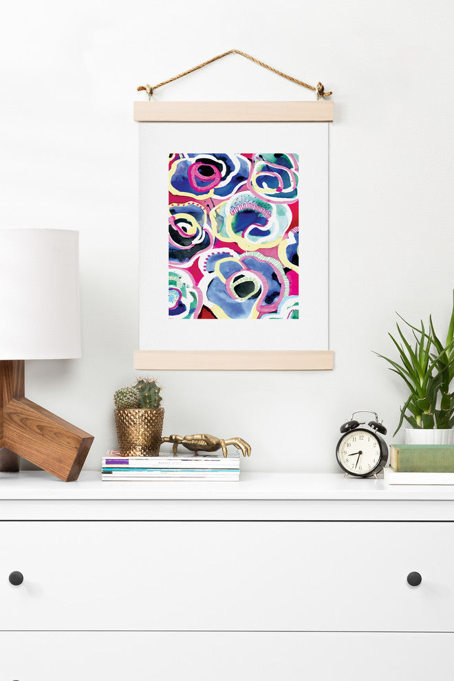 Deny Designs Cayenablanca Flower Party Art Print