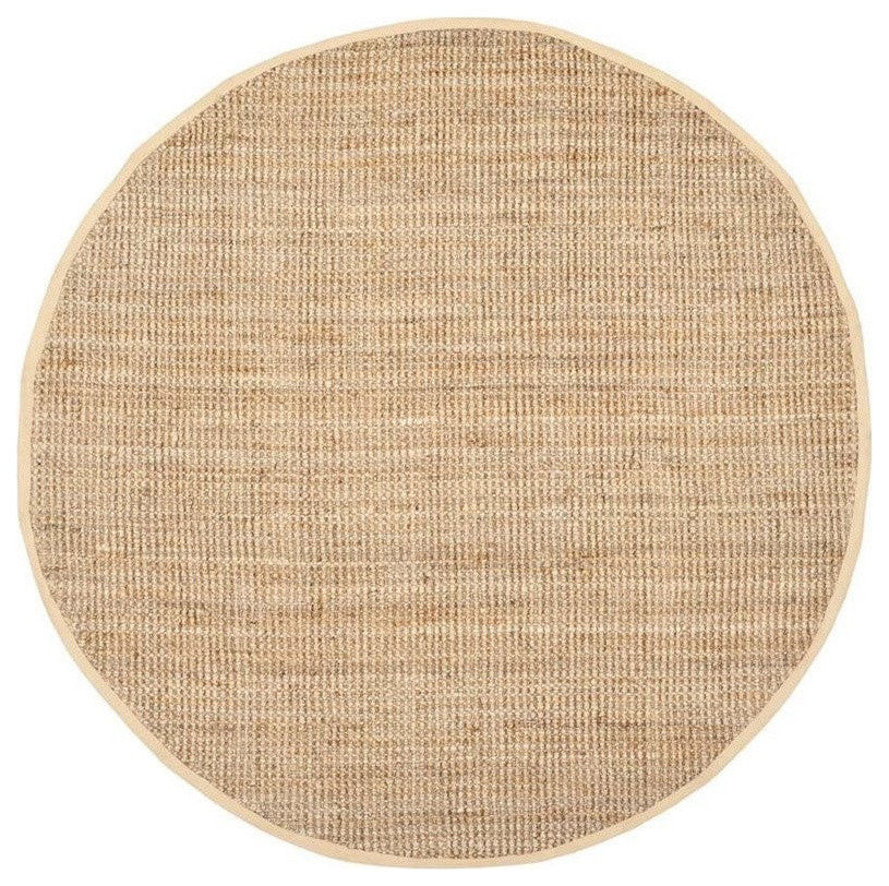 Safavieh Natural Fiber Nf747A Rug, Natural, 5'0" X 5'0" Round