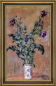 Claude Oscar Monet Vase of Poppies Framed Premium Canvas Print, 16"x24"