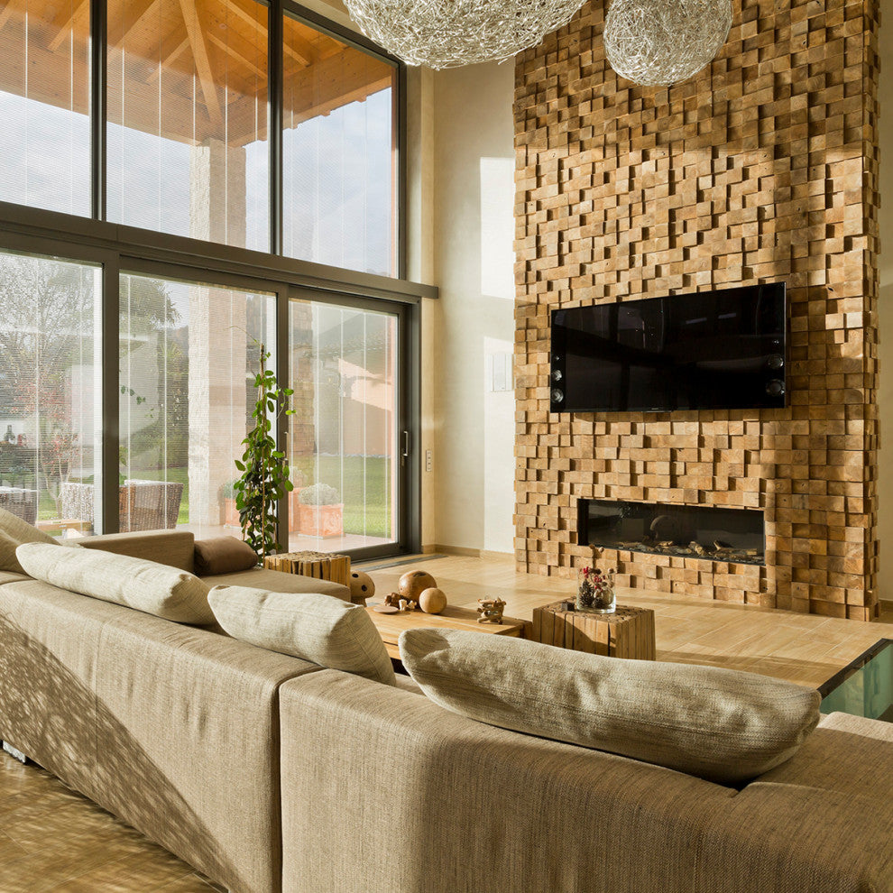 Jungle80 Reclaimed wood tiles Wonderwall Studios - 2.47 Sq.ft. Per Box