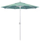 7.5' Aluminum Umbrella Push Tilt, Sunbrella, Spa