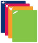 Flexible Cutting Mat with Food Icons 4-piece Set