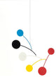 Circle Series  Mobile - Blue/Black, Blue/Black/White/Yellow/Red