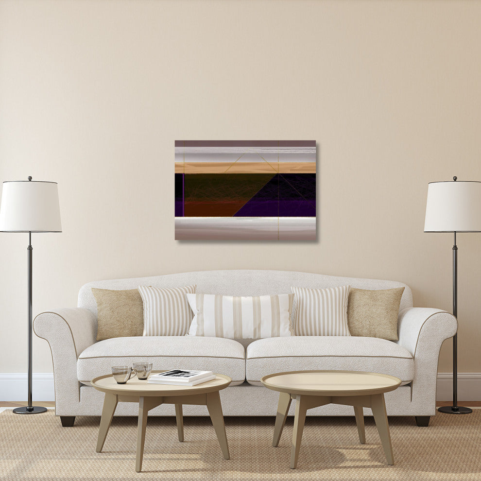 "Abstract Brown And Yellow" Fine Art Print