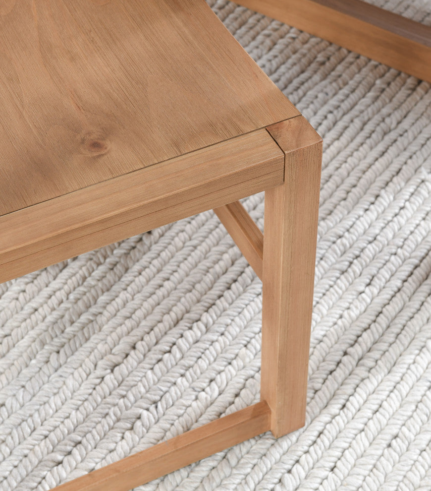 Fenmore Dining Bench Natural by Kosas Home