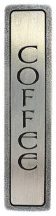 "COFFEE" Pull Antique Pewter (Vertical)