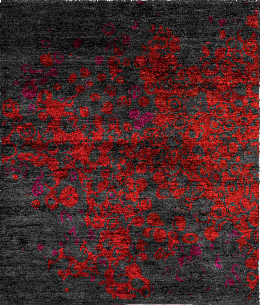 Dolya Hand Knotted Rug, 6'x9'
