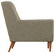 Modern Contemporary Fabric Loveseat , Beige, Fabric