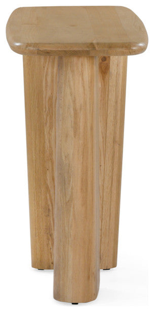Laurel Solid White Oak Console Table