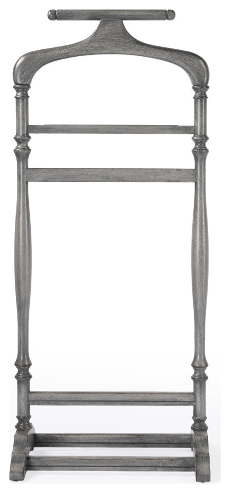 Judson Wood Valet Stand, Gray