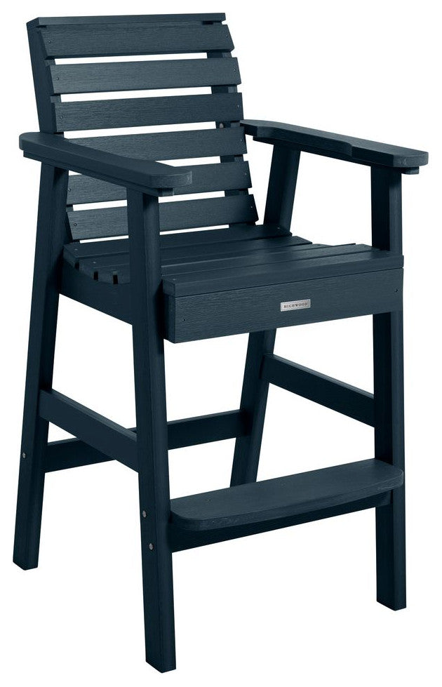 Weatherly Bar Height Armchair, Federal Blue