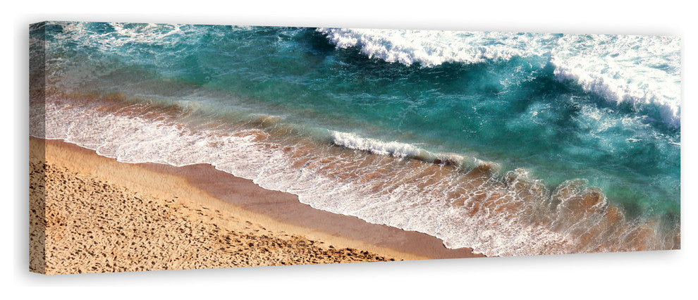 Crashing Waves 20x60 Canvas Wall Art