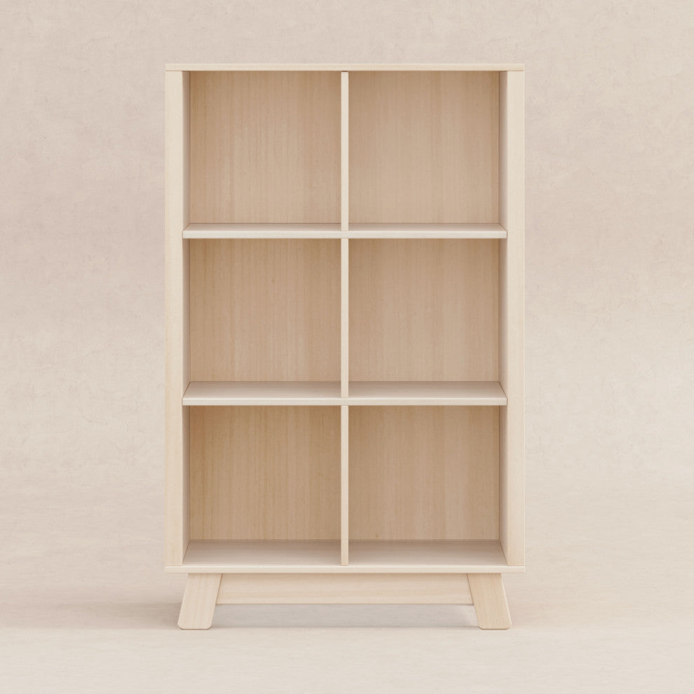 Hudson Cubby Bookcase, Washed Natural