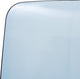 LeisureMod Murray Lucite Stackable Molded Dining Side Chair, Set of 2, Blue