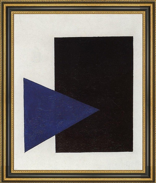 Kazimir Malevich Suprematism Blue Triangle Black Square