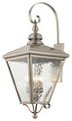 Livex 2036-91 4-Light Outdoor Wall Lantern, Brushed Nickel