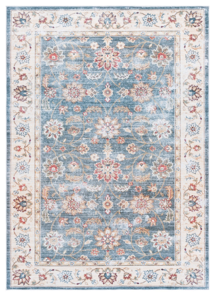Safavieh Martha Stewart MSRW112 Rug Machine-Washable, Green/Beige, 9'x12'