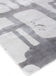 Koda Hand-Loomed Bamboo Silk and Cotton Silver/Ivory Area Rug, 9'x12'