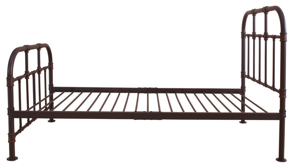 ACME Nicipolis Bed, Sandy Gray, Twin