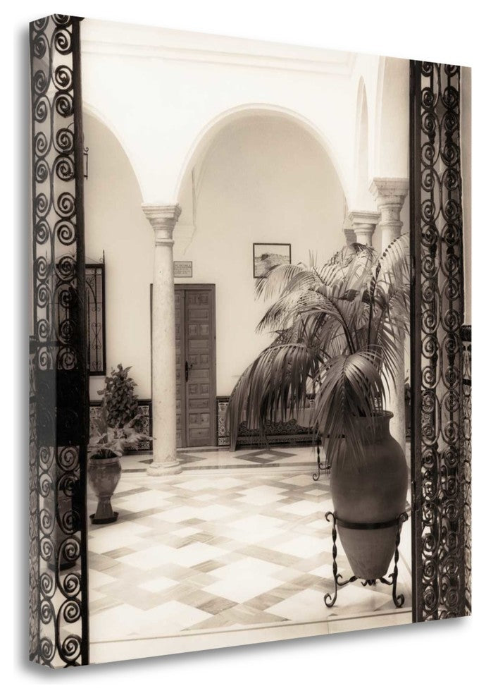 "Patio El Convento" By Alan Blaustein, Giclee Print on Gallery Wrap Canvas