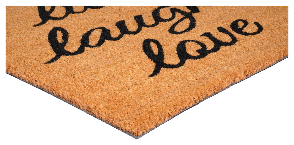 Sunflower Live Laugh Love Doormat, 24"x36"