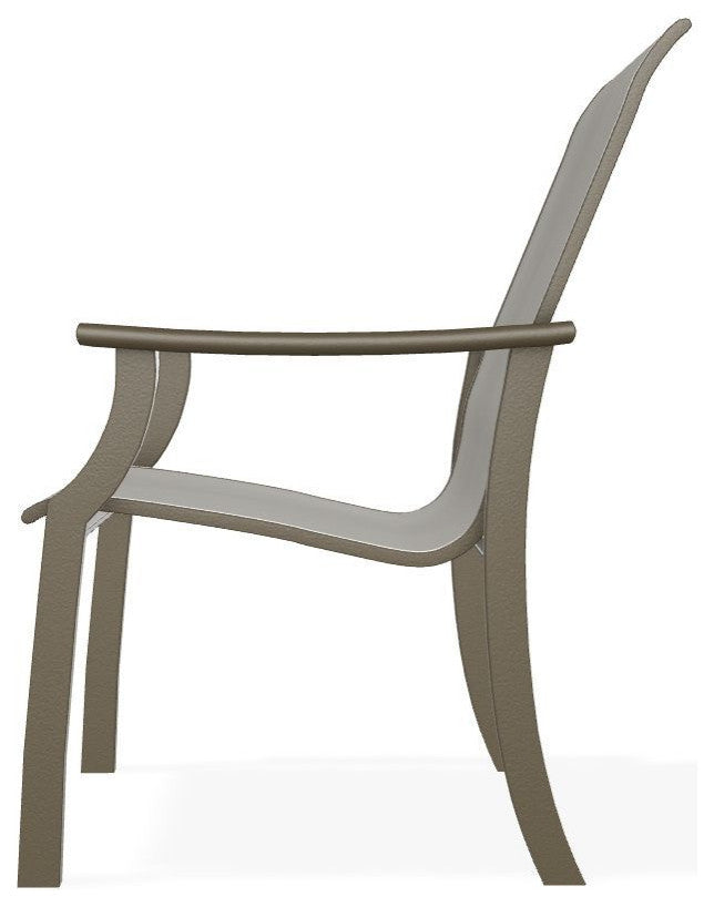 St. Catherine Sling Outdoor Armchair, Augustine Oyster/Beachwood