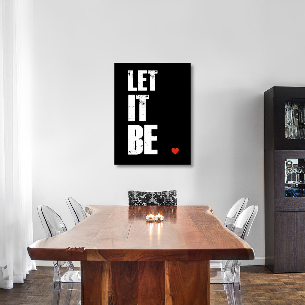 "Let It Be" Poster Fine Art Print