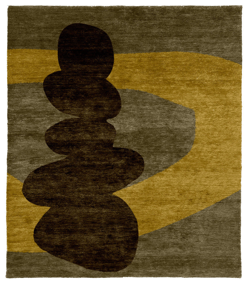 Hastinapur A Hand Knotted Tibetan Rug, 6' Square