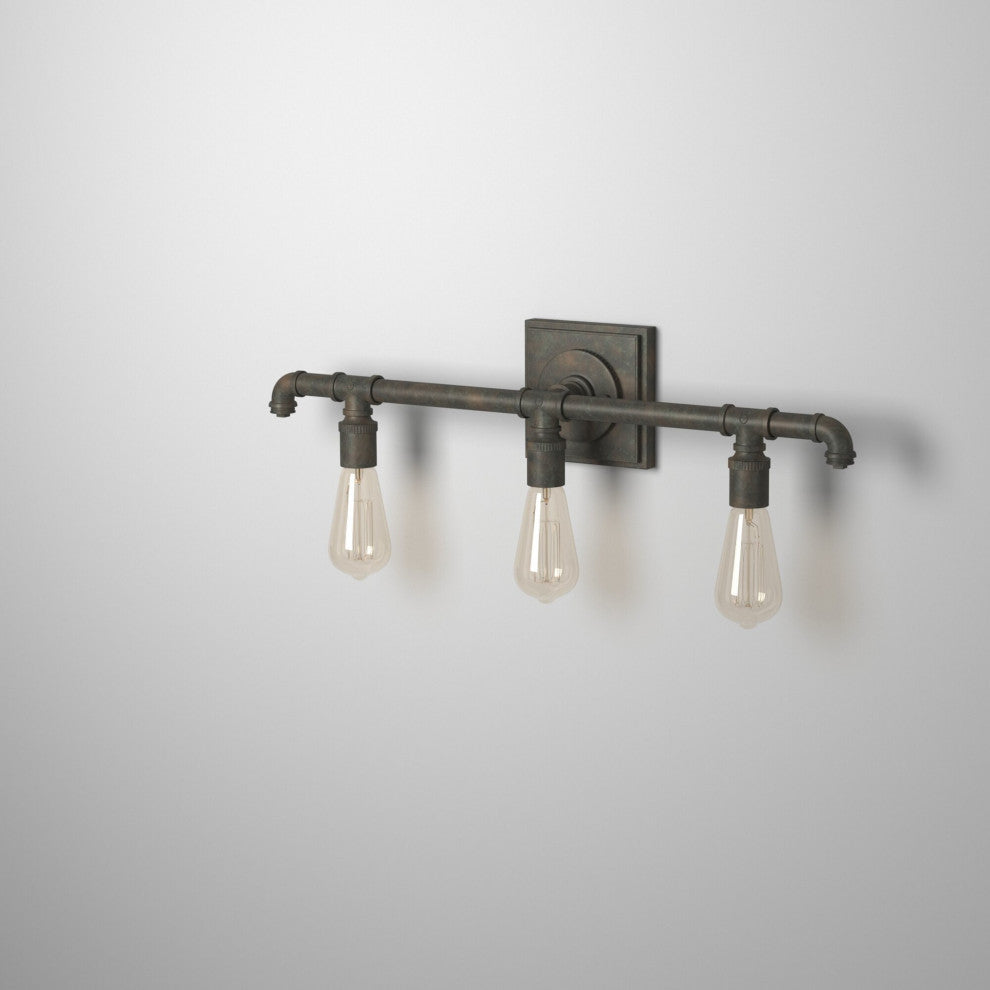 Wymer 3-Light Bath Vanity Light, Matte Bronze