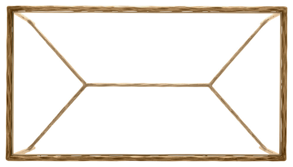 Safavieh Couture Jessa Metal Coffee Table, Brass