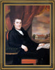 Ralph Earl Captain Elijah Dewey Framed Premium Canvas Print, 18"x24"