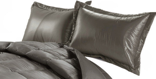 PUFF Water Resistant Nylon Sham 2-PK, Taupe, Standard