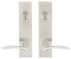 Crest Lever, Tubular Entry, Double Cylinder, Satin Stainless Steel