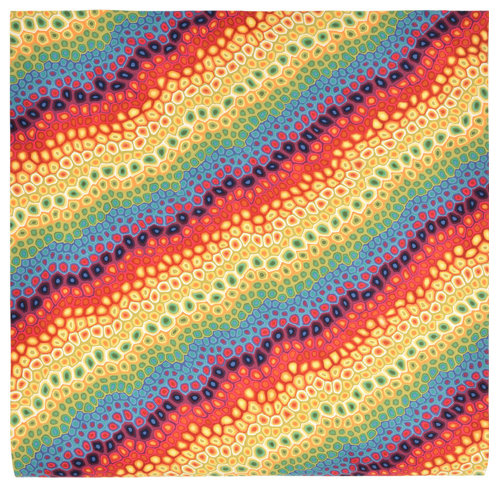 Visions IV Pop Swirl Indoor/Outdoor Rug Multi 8' Square