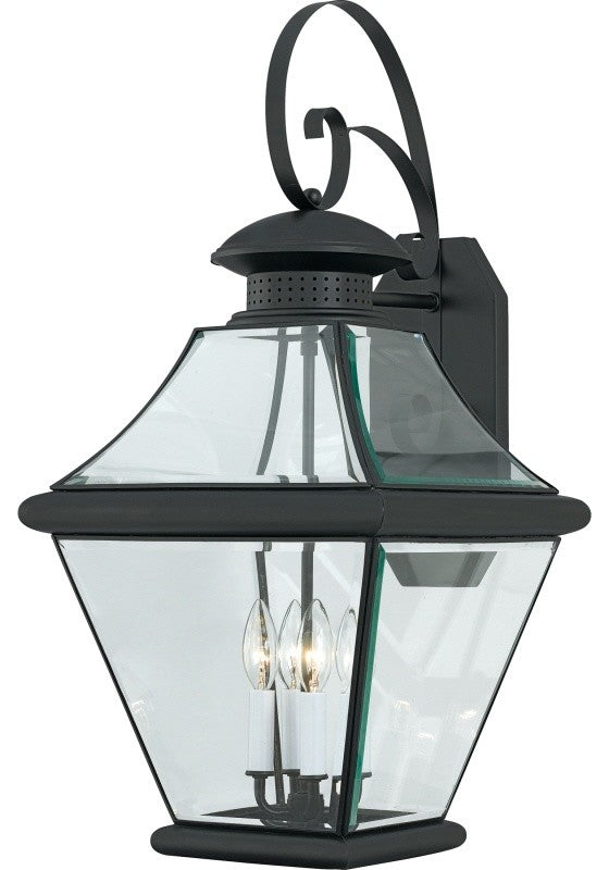 Quoizel RJ8414K Four Light Outdoor Wall Lantern Rutledge Mystic Black