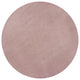 Bliss 1575 Rose Pink Shag Rug, 8' Round