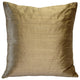 Pillow Decor Sankara Silk Throw Pillows 18"x18", Gold